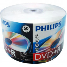  DVD+R Philips DR4S6U50F/97 4.7 Gb, 16x, Bulk 50шт