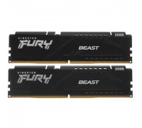 Оперативная память DDR5 32Gb (2x16Gb) 6000MHz Kingston FURY Beast Black 40-40-40 (KF560C40BBK2-32)