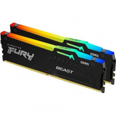 Оперативная память DDR5 16Gb (2x8Gb) 5600MHz Kingston FURY Beast Black RGB