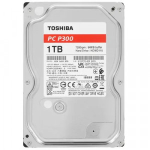 Жесткий диск SATAIII 1000.0 Gb; Toshiba P300  (HDWD110UZSVA)