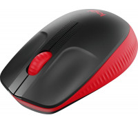 Мышь беспроводная Logitech M190;  Black/Red 