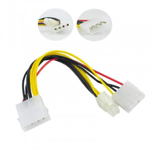  Переходник питания ATX Molex+ATX 4pin / Molex Cablexpert (CC-PSU-4)