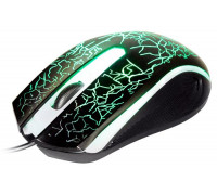 Мышь проводная Oklick SHADOW 395M; USB; подсветка; Black