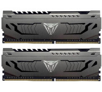 Оперативная память DDR4 16Gb (2х8GB)  PC4-25600 (3200); Patriot Viper Steel (PVS416G320C6K)