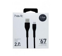 Кабель USB 2.0 to micro USB; 1.0m., Havit (H67)