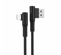 Кабель USB 2.0 to iPhone; 1.0m., угловой; Havit (H681)