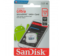 Карта памяти micro SDXC 128Gb SanDisk UHS-I Ultra (SDSQUNR-128G-GN6MN)