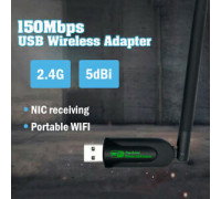WiFi адаптер USB Wi-Fi адаптер;  5dbi (MTK7601)