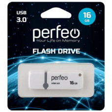 Flash-память Perfeo 16Gb; USB 3.0; White (PF-C08W016)