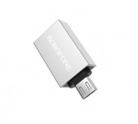  Переходник OTG USB 3.0  to microUSB (металл)