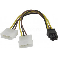  Переходник питания для видеокарт 6pin