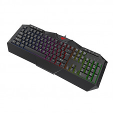 Клавиатура проводная Havit KB510L; USB; (с подсветкой); Black