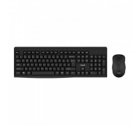 Клавиатура+мышь беспроводная Havit KB257GCM USB; Black 