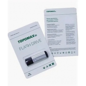 Flash-память TOPOMAX 32Gb; USB 2.0; TG121SL Silver