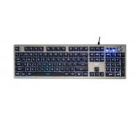 Клавиатура проводная AULA F2028; USB; RGB-подсветка; Gray