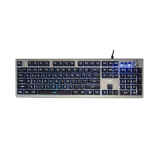 Клавиатура проводная AULA F2028; USB; RGB-подсветка; Gray
