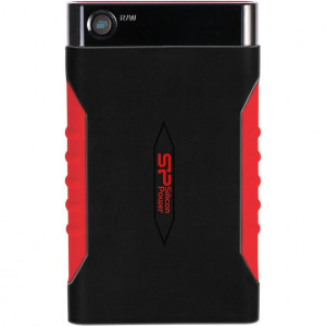Жесткий диск USB 3.2 1000.0 Gb; Silicon Power Armor A15; 2.5"; Black&Red (SP010TBPHDA15S3L)