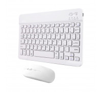 Клавиатура+мышь беспроводная KIT 030; Bluetooth; White
