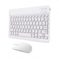 Клавиатура+мышь беспроводная KIT 030; Bluetooth; White