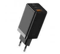  USB зарядное устройство  Baseus CCGAN65E5 2C+U 65W Black