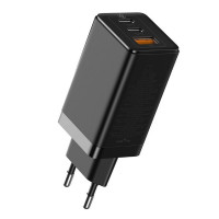  USB зарядное устройство  Baseus CCGAN65E5 2C+U 65W Black