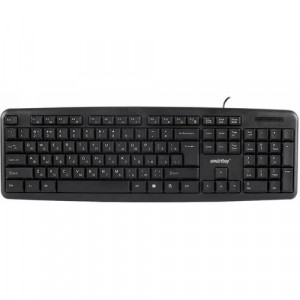 Клавиатура проводная Smartbuy  SBK-210U-K, USB;  Black