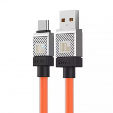 Кабель USB 2.0 AM/Type-C; 1.0M; Baseus CoolPlay 100W, 6A, Orange