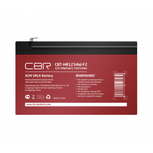 Аккумуляторная батарея CBR CBT-HR1234W-F2 12V-9AH 