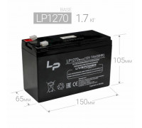 Аккумуляторная батарея Livepower LP1270 12V-7AH 