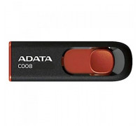Flash-память A-Data C008; 32Gb; USB2.0; Black&Red (AC008-32G-RKD)