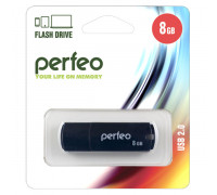 Flash-память Perfeo 8Gb ; USB 2.0; Black (PF-C05B008)