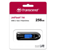 Flash-память Transcend JetFlash 790 (TS256GJF790K); 256Gb; USB 3.1; Black
