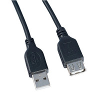 Кабель USB 2.0; AM-AF (соединительный); 5.0м; Perfeo (U4505)