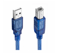 Кабель USB 2.0; AM-BM (для принтера); 1,5м; синий