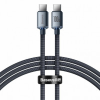 USB 2.0 AM/Type-C; 1.0M; Baseus Dynamic 100W, 6A, Grey