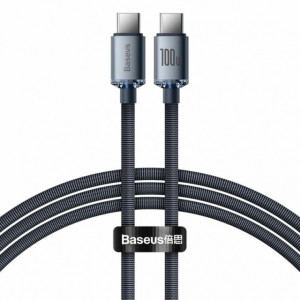 USB 2.0 AM/Type-C; 1.0M; Baseus Dynamic 100W, 6A, Grey
