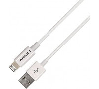 Кабель USB 2.0 to iPhone; 1.5m. 2.4A, Arun (IP611X)