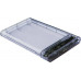 Карман для HDD AgeStar (3UB2P4); SATA; USB3.0 пластик; прозрачный