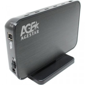 Карман для HDD AgeStar 3UB3A8-6G; SATA; 3.5"; USB3.0; Black