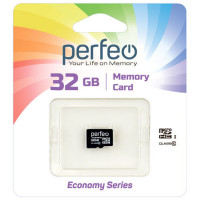Карта памяти micro SDHC 32Gb Perfeo; Class 10 UHS-I U3; No adapter (PF32GMCSH10ES)