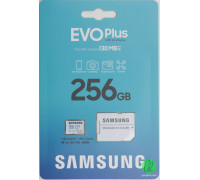 Карта памяти micro SDXC 256Gb Samsung EVO Plus (MB-MC256KA/EU)