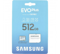 Карта памяти micro SDXC 512Gb Samsung; Class 10; Evo Plus 