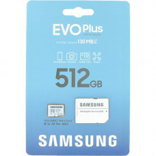Карта памяти micro SDXC 512Gb Samsung; Class 10; Evo Plus 