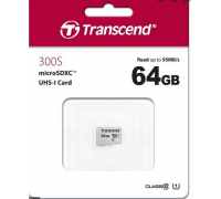Карта памяти micro SDXC 64Gb Transcend (TS64GUSD300S)