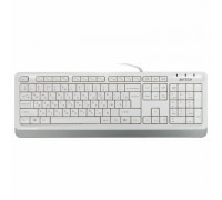 Клавиатура проводная A4Tech Fstyler FK10; USB; мультимедиа; влагозащита; White