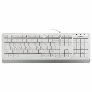 Клавиатура проводная A4Tech Fstyler FK10; USB; мультимедиа; влагозащита; White