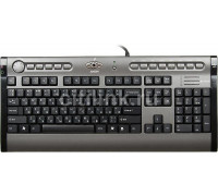 Клавиатура проводная A4Tech KA-15MU; PS/2; Silver&Black 