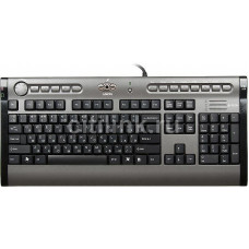 Клавиатура проводная A4Tech KA-15MU; PS/2; Silver&Black 