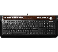 Клавиатура проводная A4Tech KX-6MU; PS/2; Black