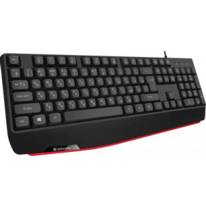 Клавиатура проводная Defender Atom HB-546; USB; Black